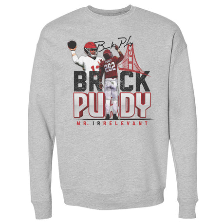 Brock Purdy Men's Crewneck Sweatshirt | 500 LEVEL