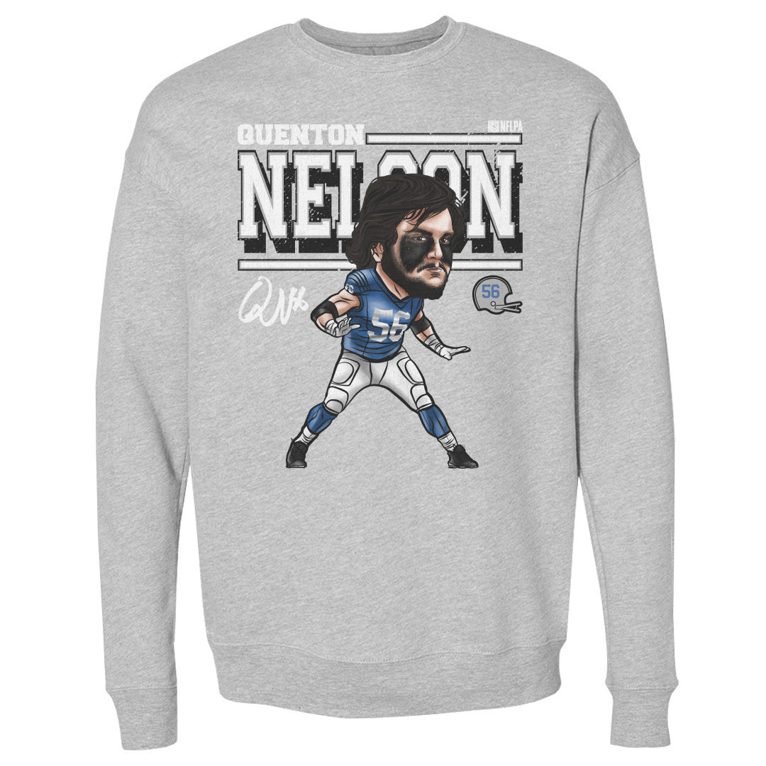 Quenton Nelson Men's Crewneck Sweatshirt | 500 LEVEL