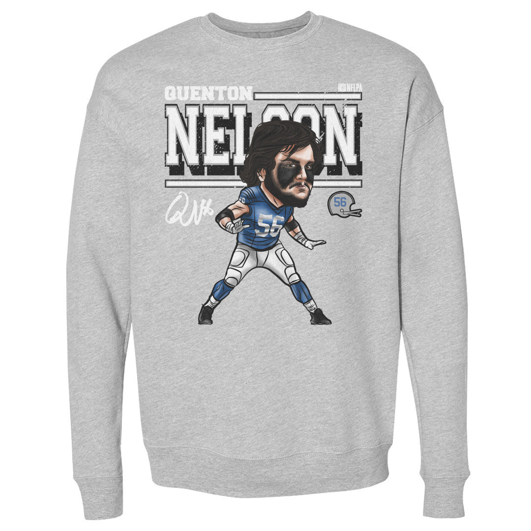 Quenton Nelson Men&#39;s Crewneck Sweatshirt | 500 LEVEL