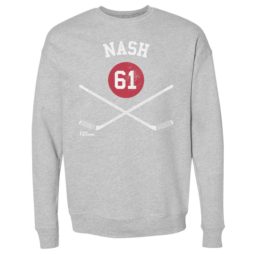 Rick Nash Men&#39;s Crewneck Sweatshirt | 500 LEVEL