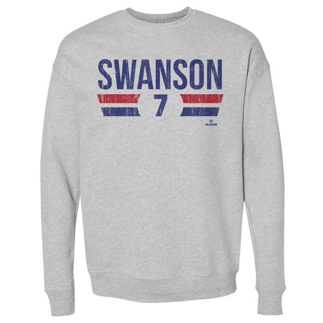 Dansby Swanson Men's Crewneck Sweatshirt | 500 LEVEL