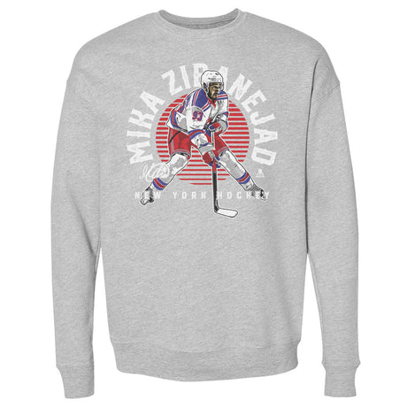 Mika Zibanejad Men's Crewneck Sweatshirt | 500 LEVEL