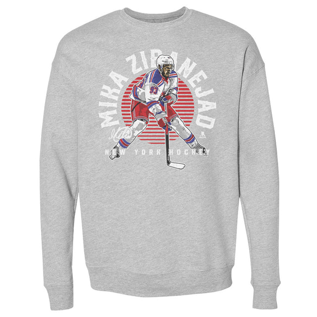 Mika Zibanejad Men's Crewneck Sweatshirt | 500 LEVEL