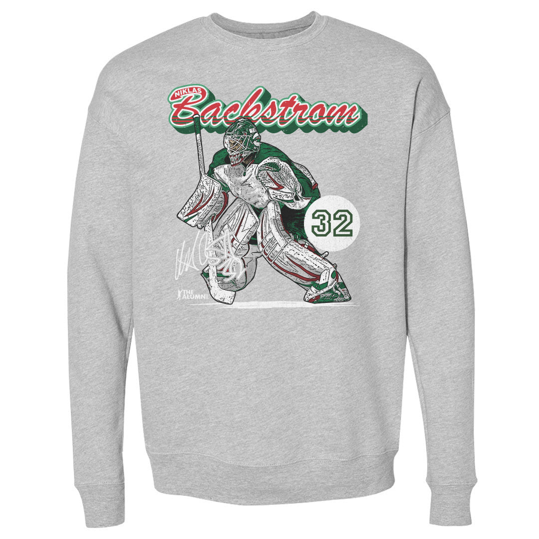 Niklas Backstrom Men's Crewneck Sweatshirt | 500 LEVEL