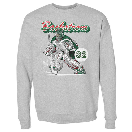 Niklas Backstrom Men's Crewneck Sweatshirt | 500 LEVEL