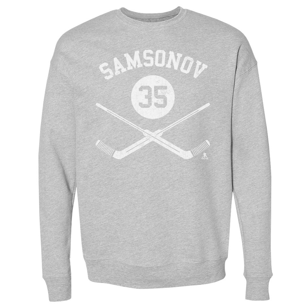 Ilya Samsonov Men&#39;s Crewneck Sweatshirt | 500 LEVEL