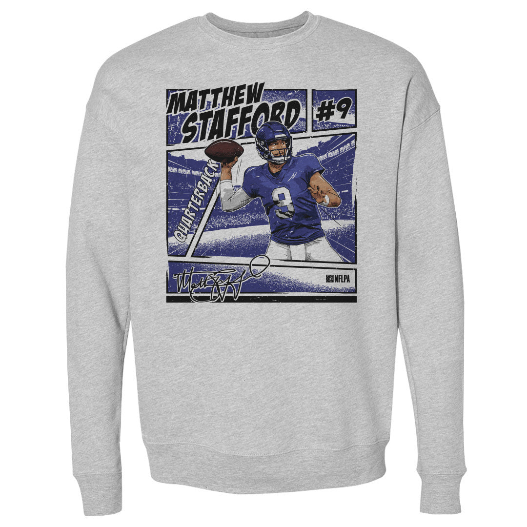 Matthew Stafford Men&#39;s Crewneck Sweatshirt | 500 LEVEL