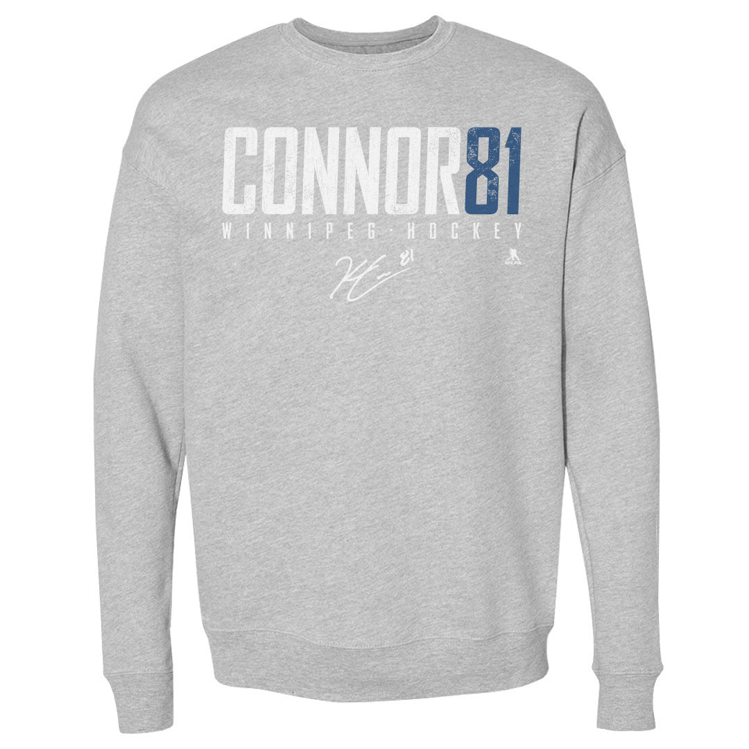 Kyle Connor Men&#39;s Crewneck Sweatshirt | 500 LEVEL
