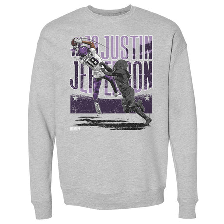 Justin Jefferson Men's Crewneck Sweatshirt | 500 LEVEL