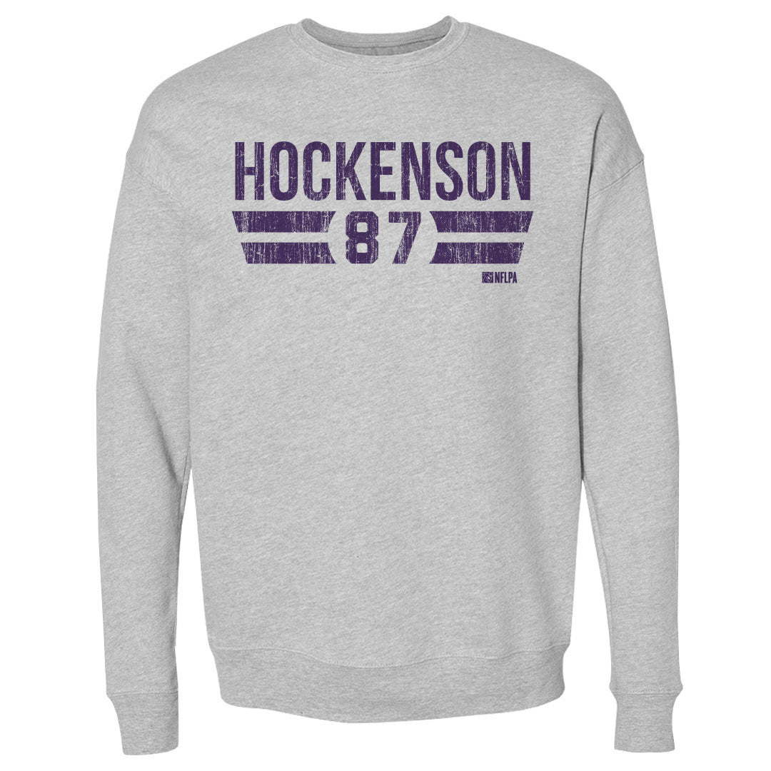T.J. Hockenson Men&#39;s Crewneck Sweatshirt | 500 LEVEL