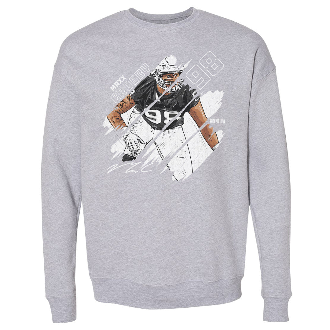 Maxx Crosby Men's Crewneck Sweatshirt | 500 LEVEL