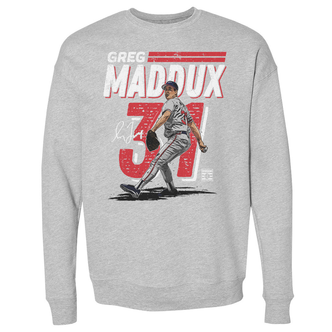 Greg Maddux Men's Crewneck Sweatshirt | 500 LEVEL