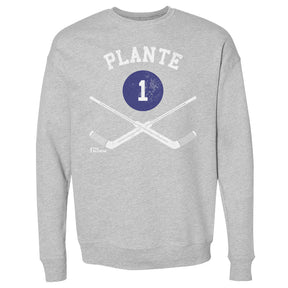 Jacques Plante Men's Crewneck Sweatshirt | 500 LEVEL