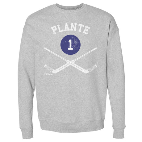 Jacques Plante Men's Crewneck Sweatshirt | 500 LEVEL