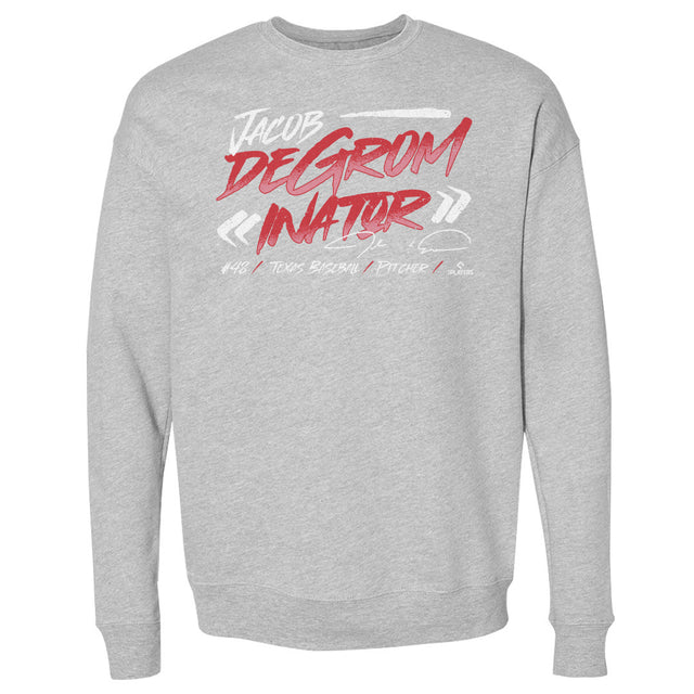 Jacob deGrom Men's Crewneck Sweatshirt | 500 LEVEL
