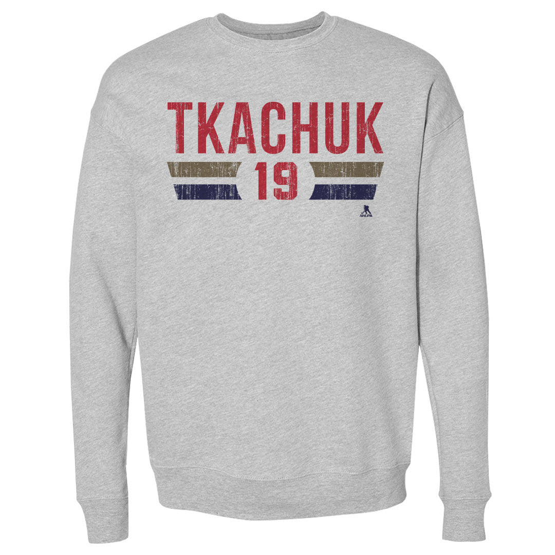 Matthew Tkachuk Men&#39;s Crewneck Sweatshirt | 500 LEVEL