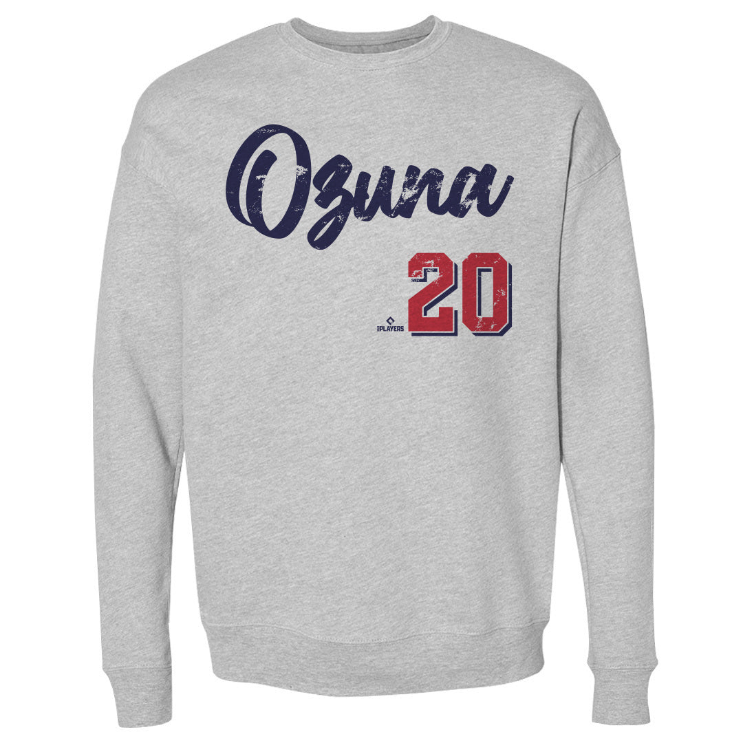 Marcell Ozuna Men&#39;s Crewneck Sweatshirt | 500 LEVEL