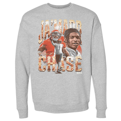 Ja'Marr Chase Men's Crewneck Sweatshirt | 500 LEVEL