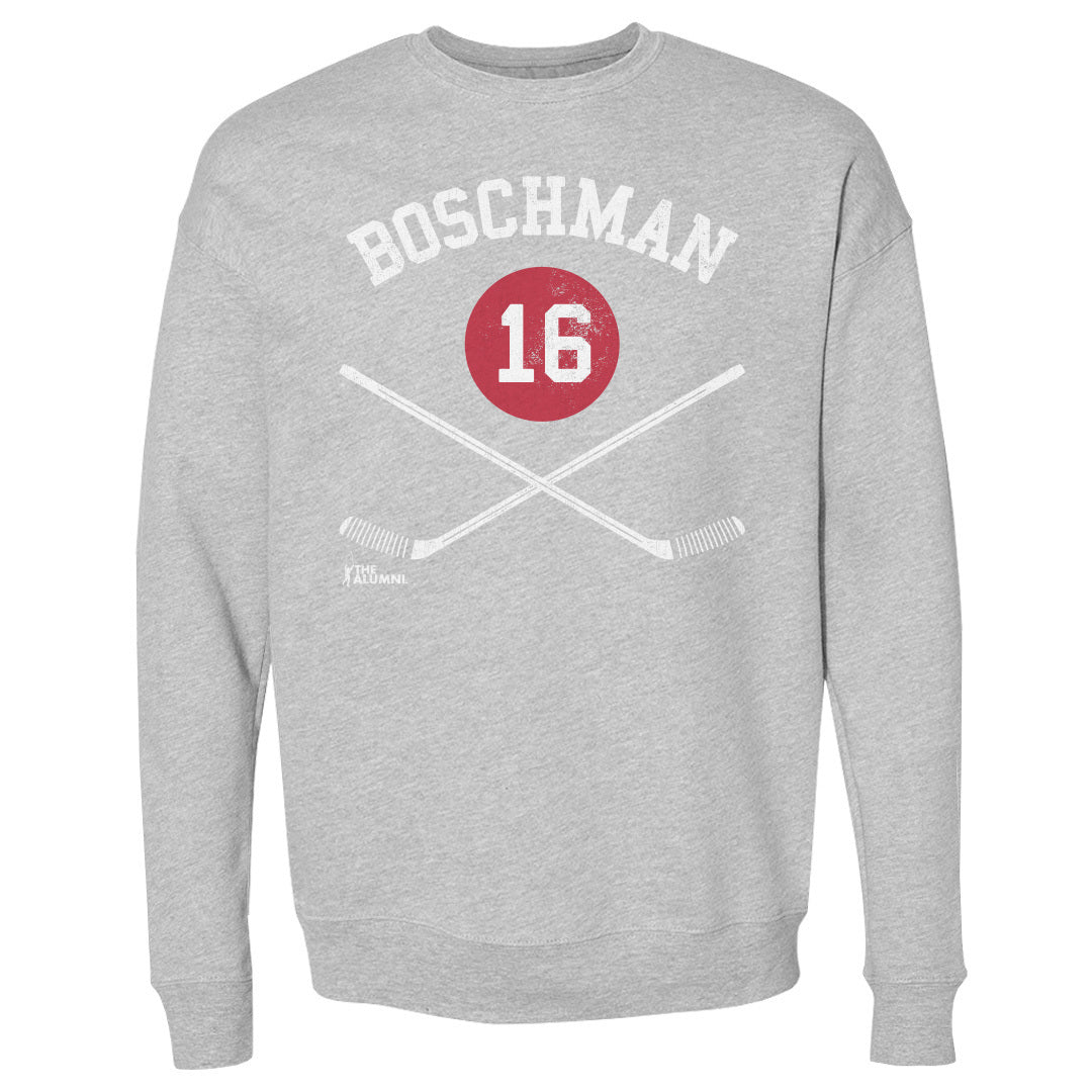 Laurie Boschman Men&#39;s Crewneck Sweatshirt | 500 LEVEL