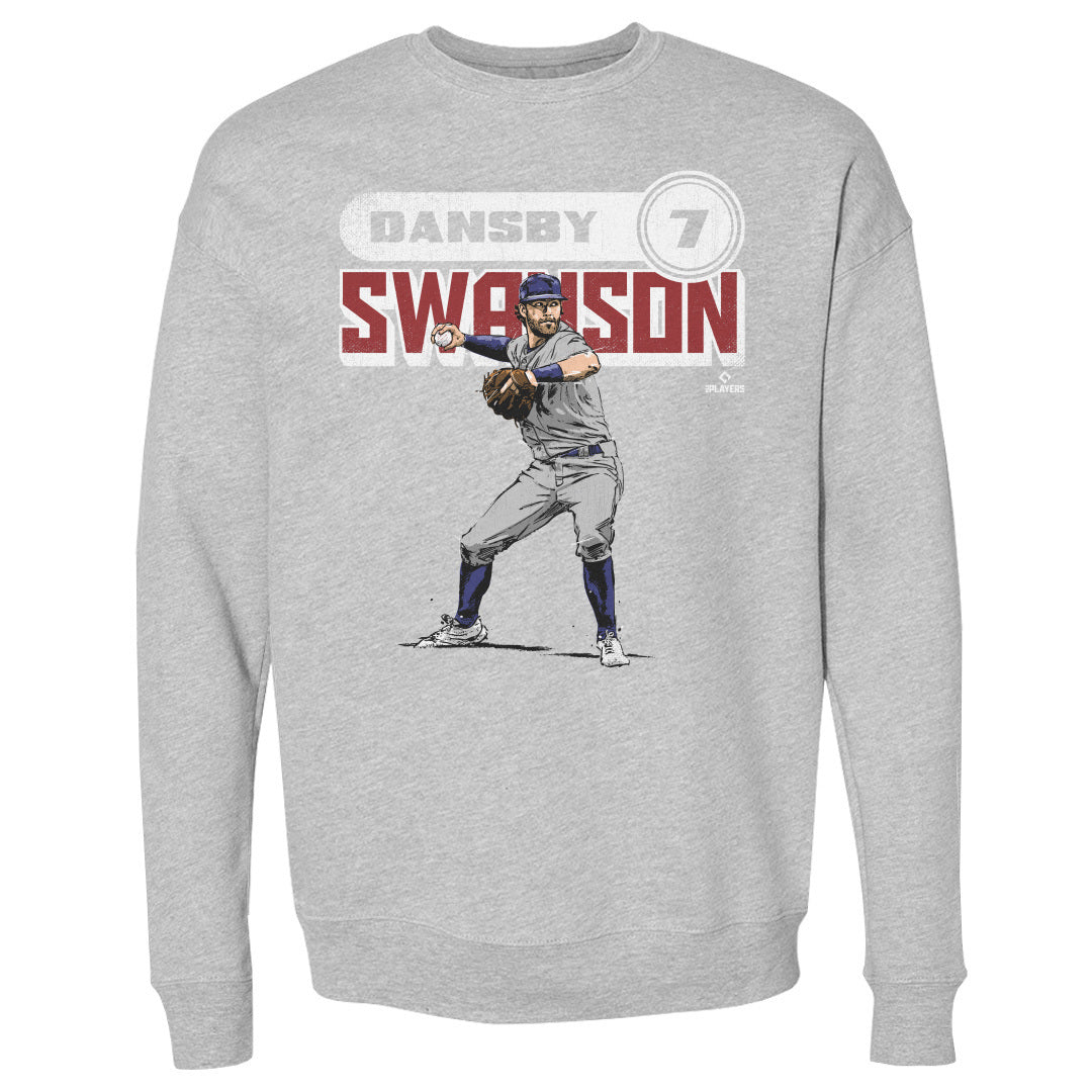 Dansby Swanson Men's Crewneck Sweatshirt | 500 LEVEL