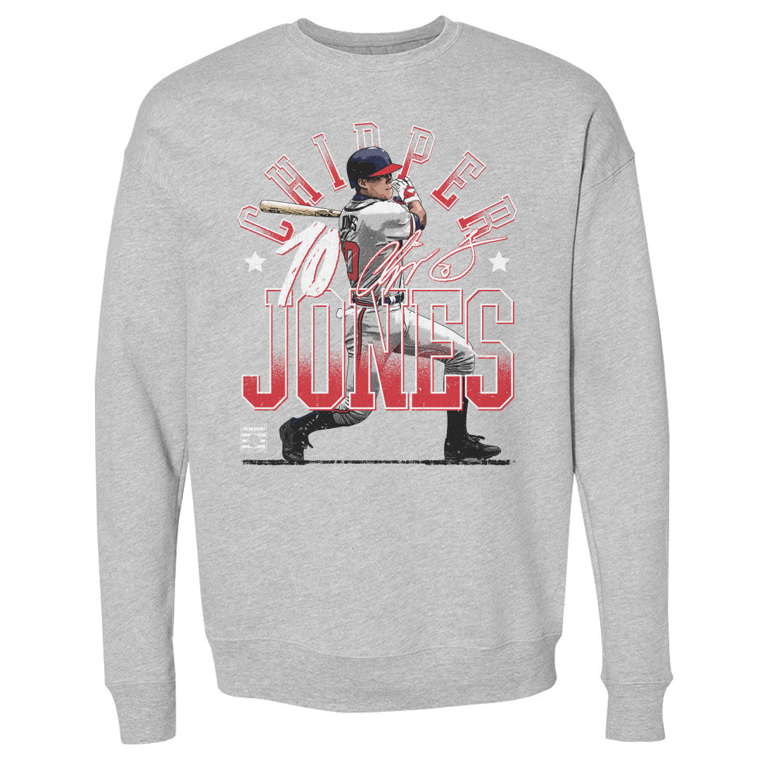 Chipper Jones Men's Crewneck Sweatshirt | 500 LEVEL