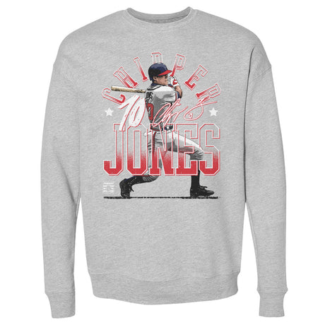 Chipper Jones Men's Crewneck Sweatshirt | 500 LEVEL