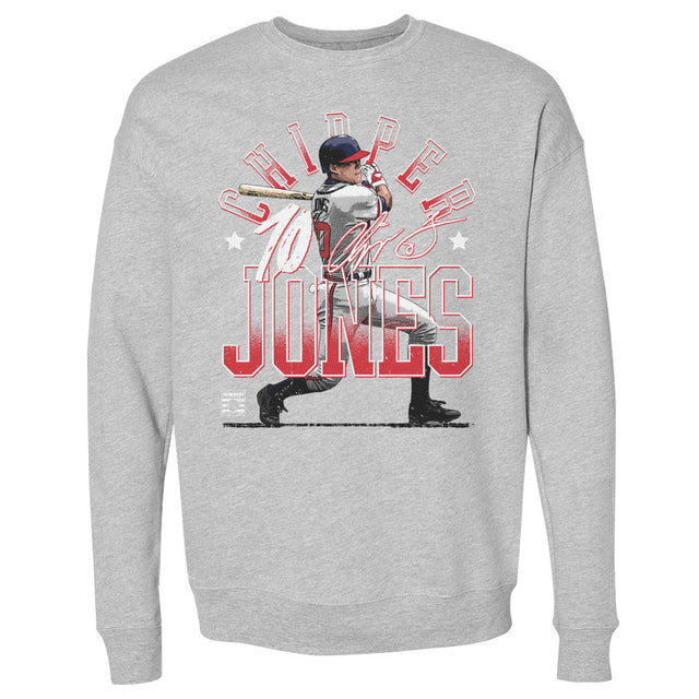 Chipper Jones Men's Crewneck Sweatshirt | 500 LEVEL