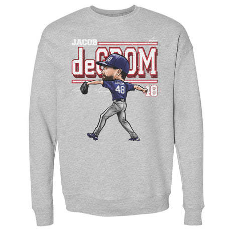 Jacob deGrom Men's Crewneck Sweatshirt | 500 LEVEL