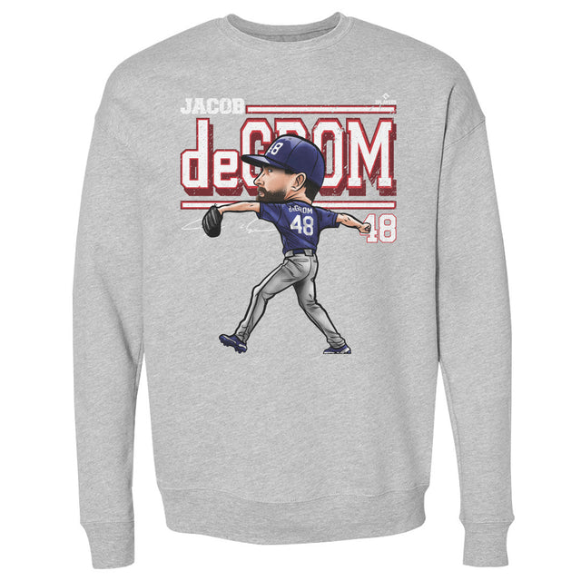 Jacob deGrom Men's Crewneck Sweatshirt | 500 LEVEL