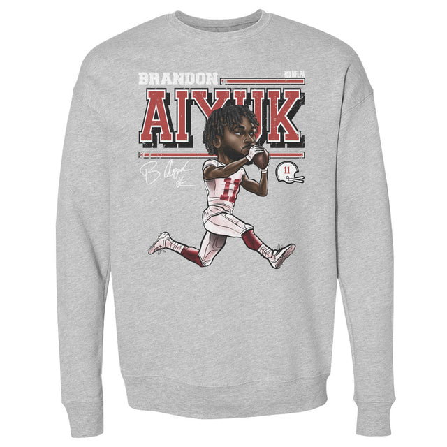 Brandon Aiyuk Men's Crewneck Sweatshirt | 500 LEVEL