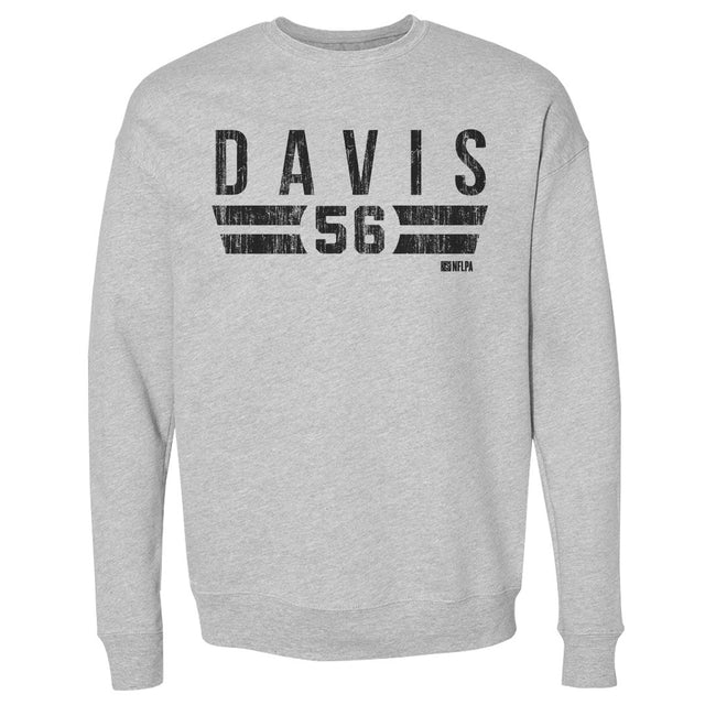 Demario Davis Men's Crewneck Sweatshirt | 500 LEVEL