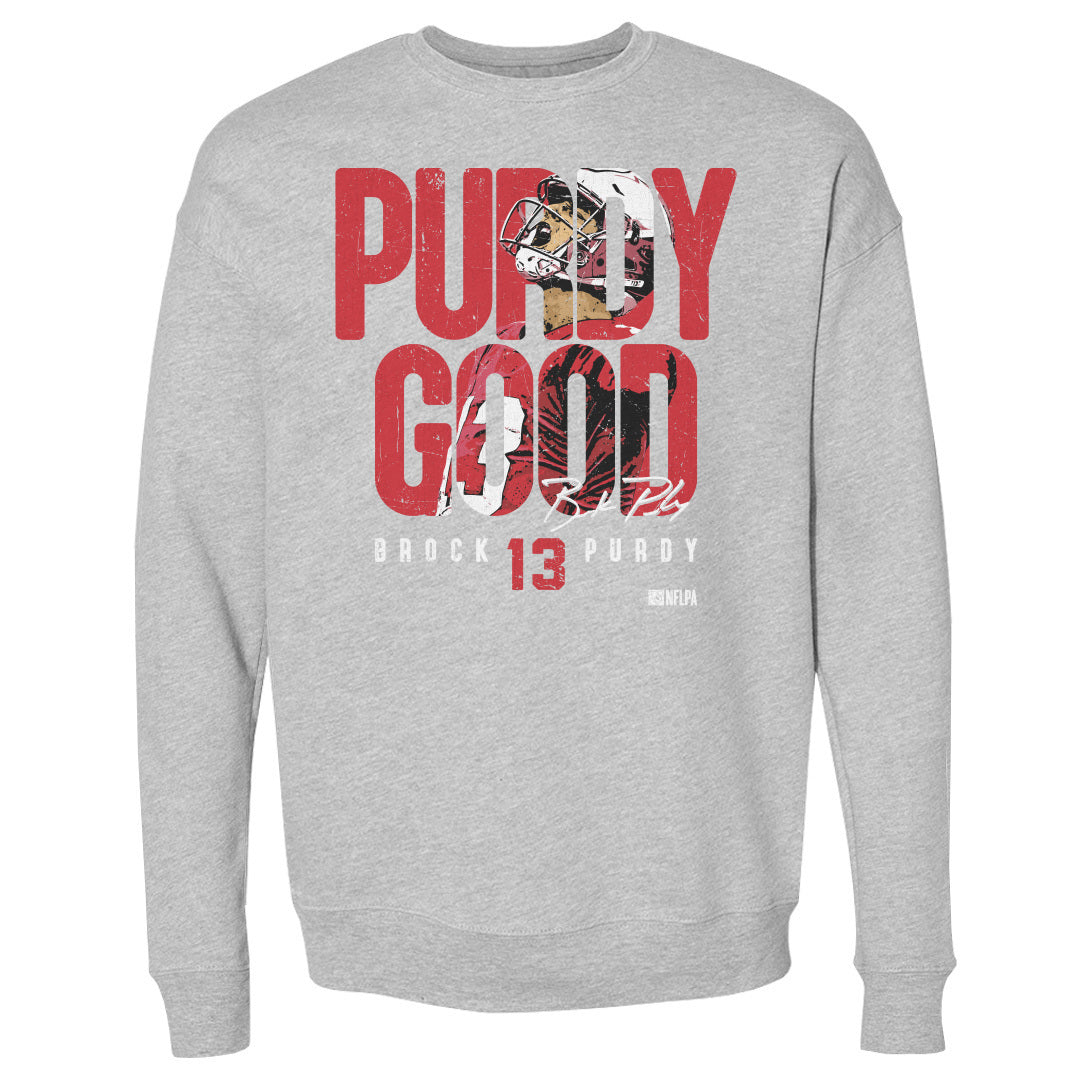Brock Purdy Men's Crewneck Sweatshirt | 500 LEVEL