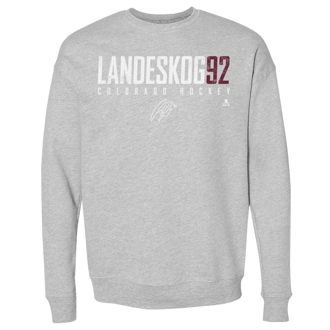 Gabriel Landeskog Men&#39;s Crewneck Sweatshirt | 500 LEVEL