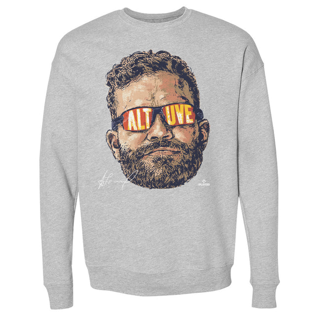 Jose Altuve Men's Crewneck Sweatshirt | 500 LEVEL