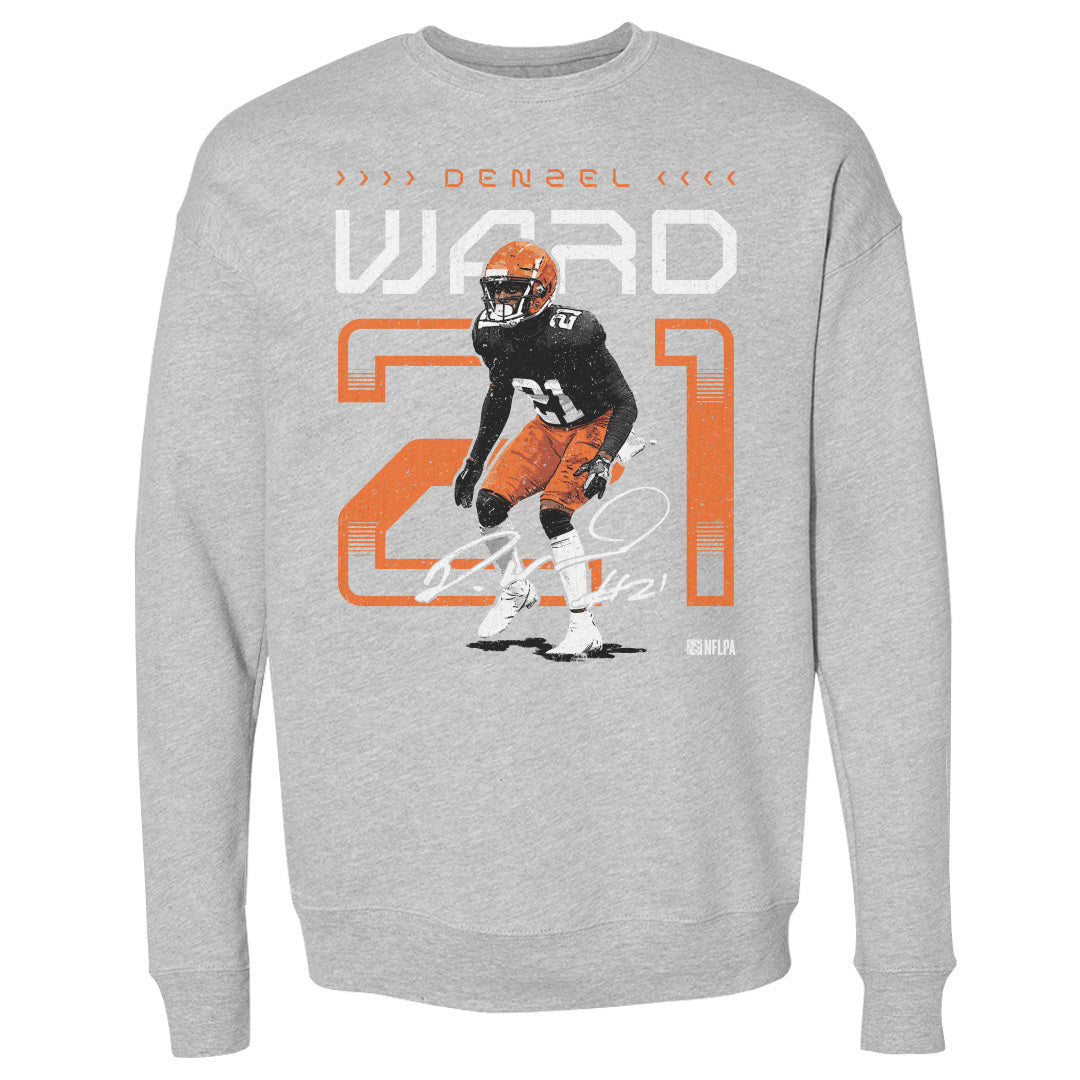 Denzel Ward Men&#39;s Crewneck Sweatshirt | 500 LEVEL