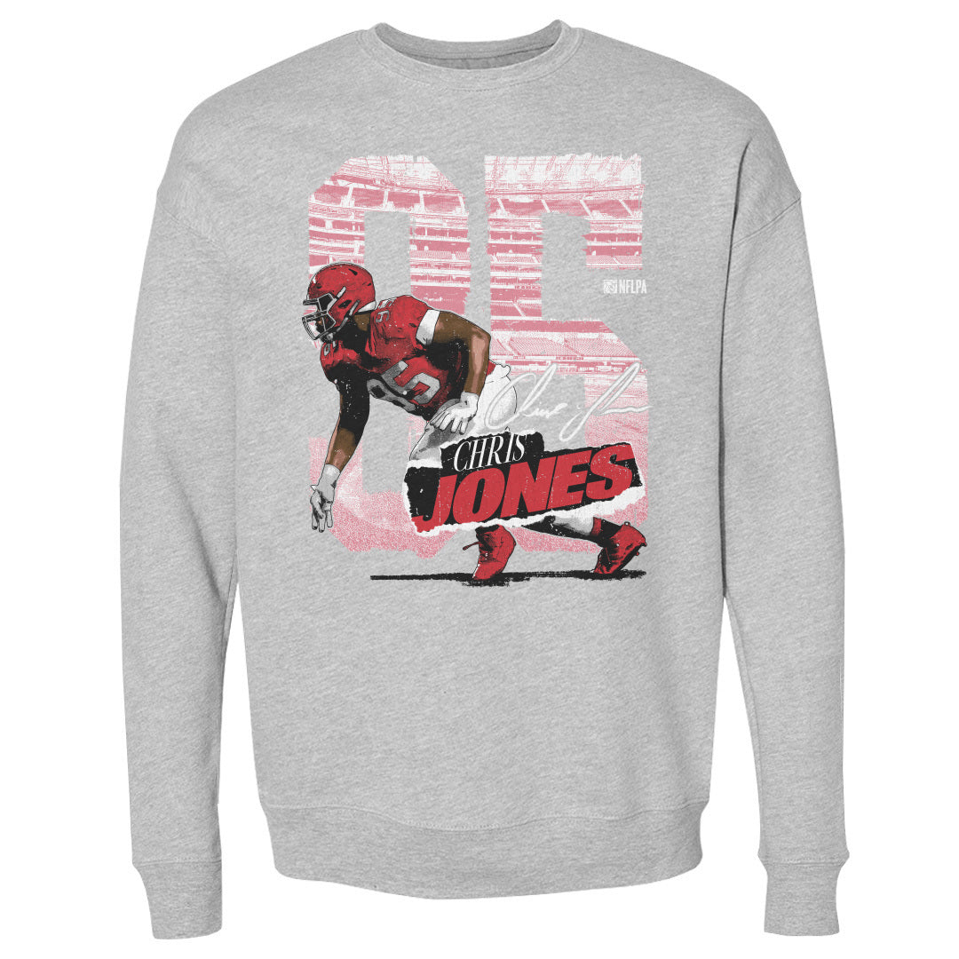 Chris Jones Men's Crewneck Sweatshirt | 500 LEVEL