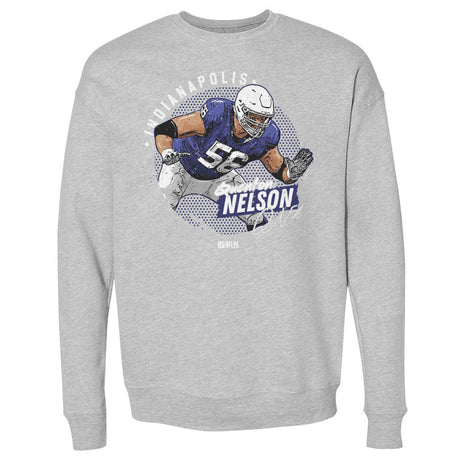 Quenton Nelson Men's Crewneck Sweatshirt | 500 LEVEL