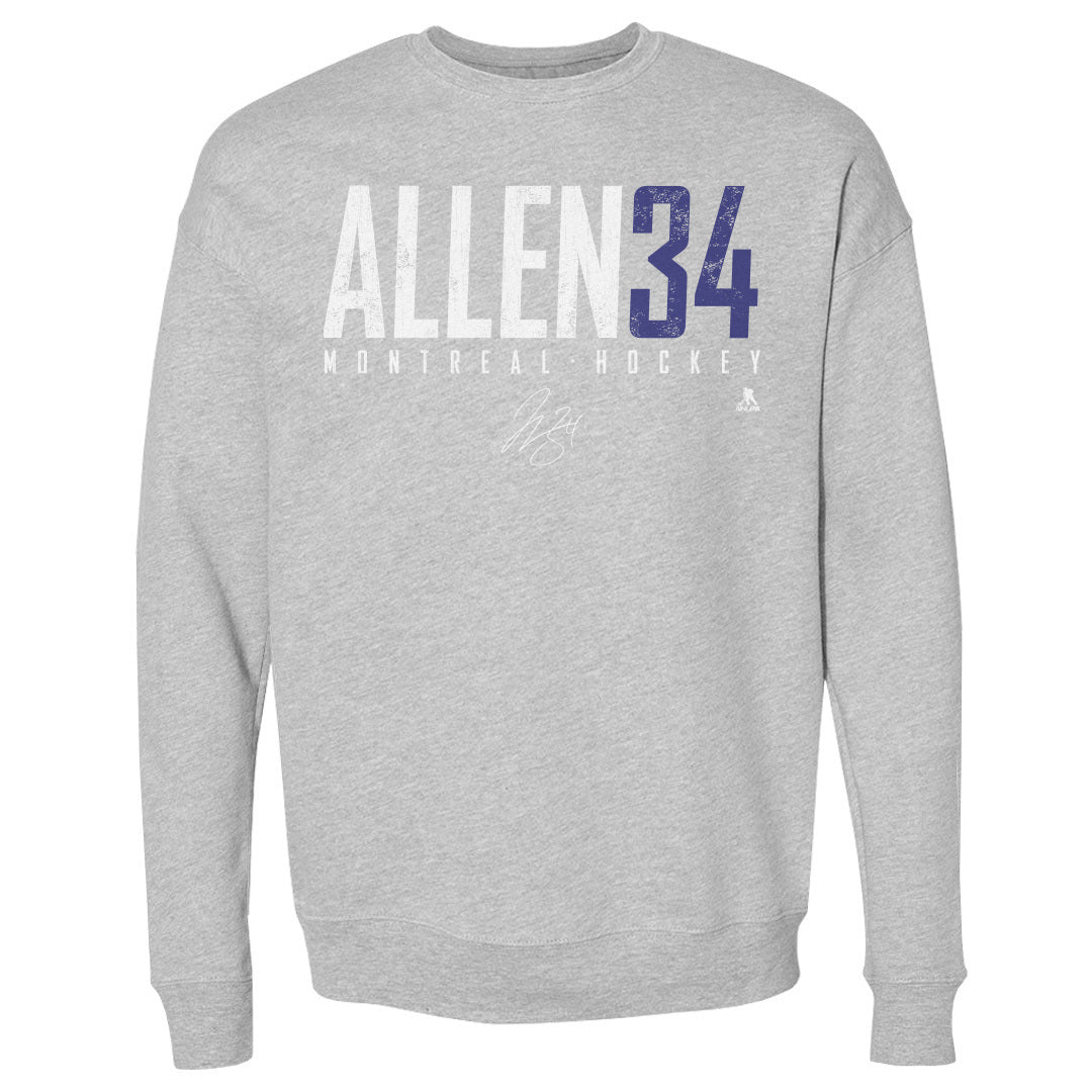 Jake Allen Men&#39;s Crewneck Sweatshirt | 500 LEVEL