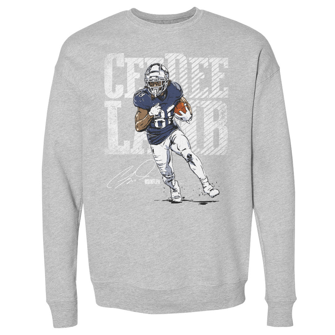 CeeDee Lamb Men&#39;s Crewneck Sweatshirt | 500 LEVEL