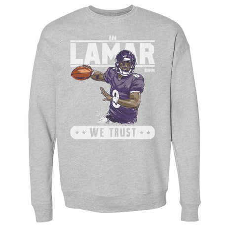 Lamar Jackson Men's Crewneck Sweatshirt | 500 LEVEL