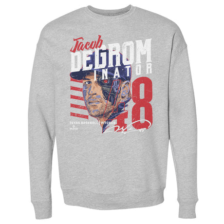 Jacob deGrom Men's Crewneck Sweatshirt | 500 LEVEL