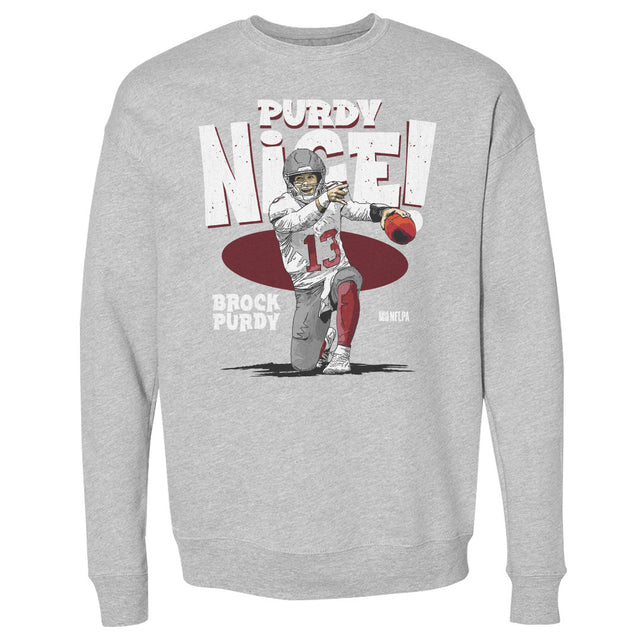 Brock Purdy Men's Crewneck Sweatshirt | 500 LEVEL