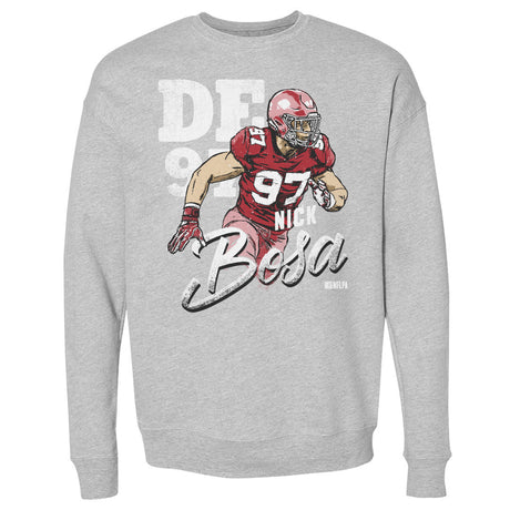 Nick Bosa Men's Crewneck Sweatshirt | 500 LEVEL