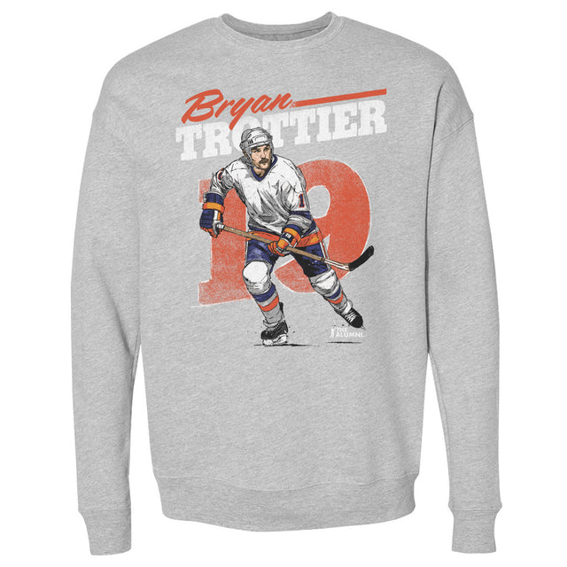 Bryan Trottier Men's Crewneck Sweatshirt | 500 LEVEL