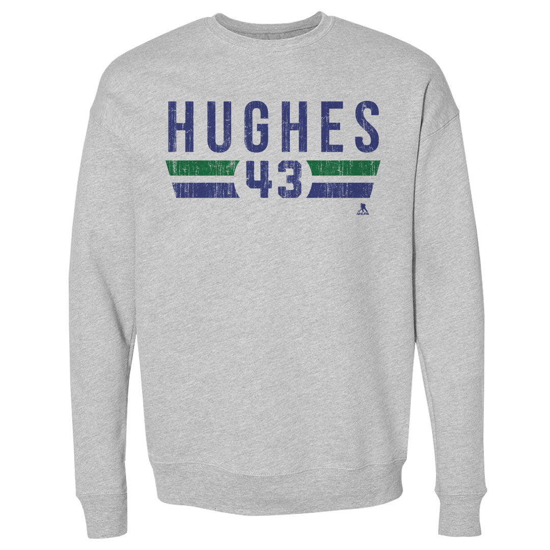 Quinn Hughes Men&#39;s Crewneck Sweatshirt | 500 LEVEL