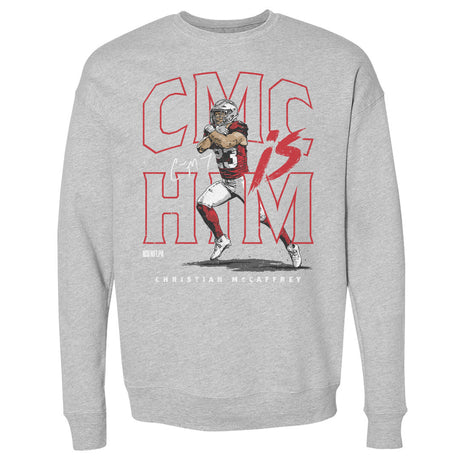 Christian McCaffrey Men's Crewneck Sweatshirt | 500 LEVEL