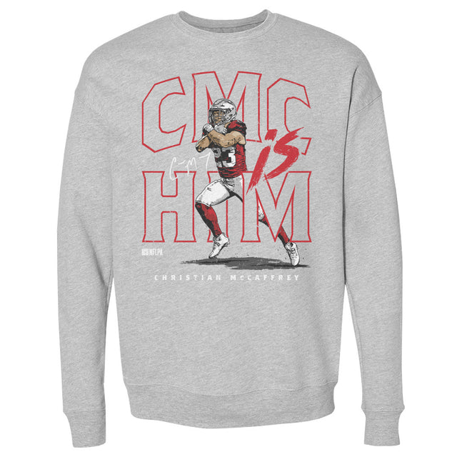 Christian McCaffrey Men's Crewneck Sweatshirt | 500 LEVEL