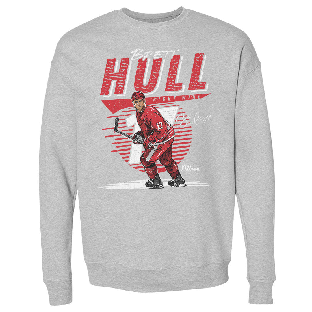 Brett Hull Men&#39;s Crewneck Sweatshirt | 500 LEVEL