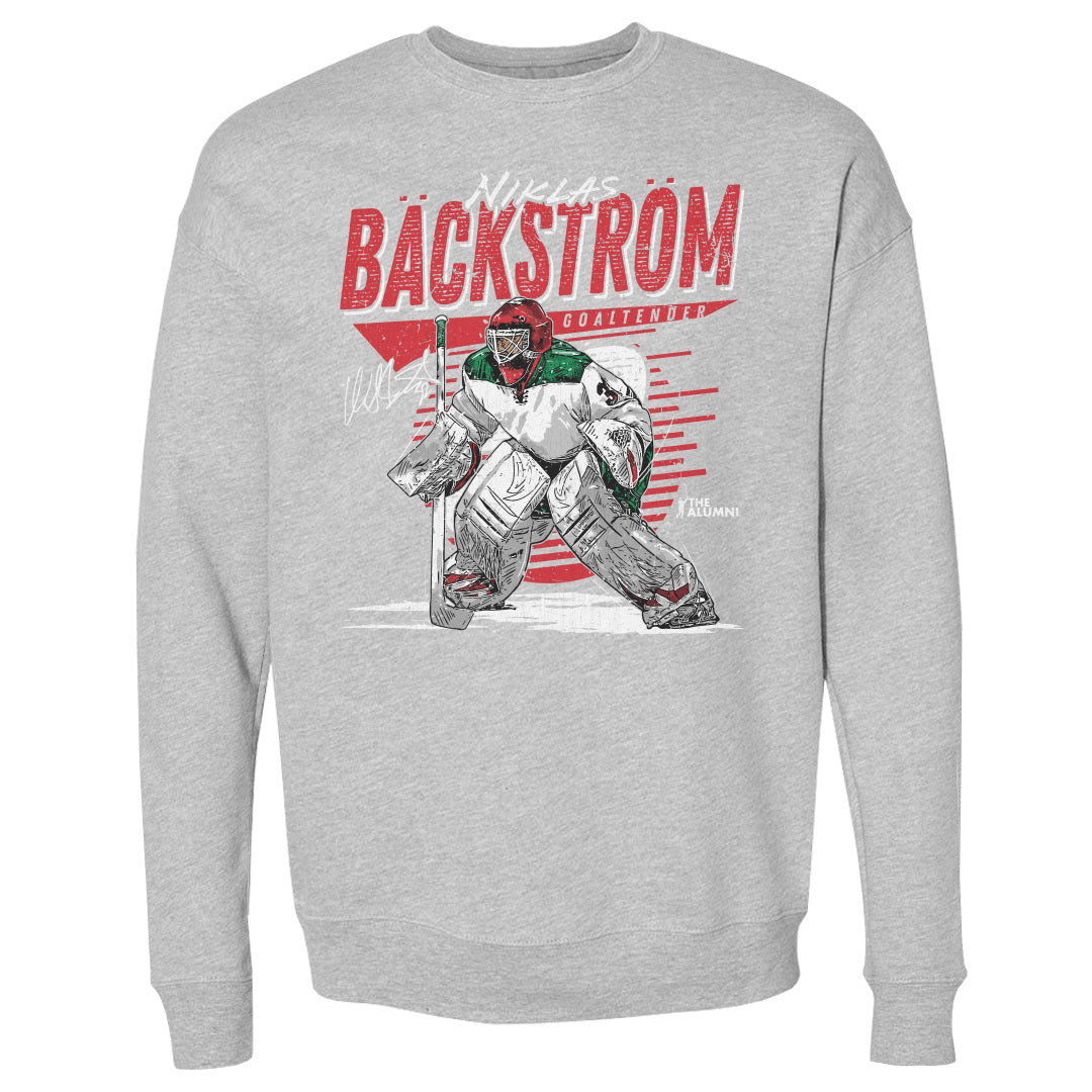 Niklas Backstrom Men&#39;s Crewneck Sweatshirt | 500 LEVEL