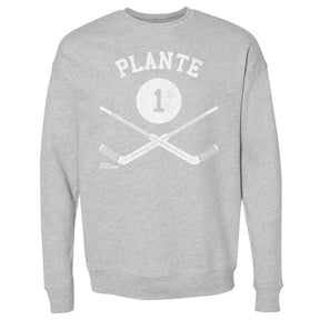 Jacques Plante Men's Crewneck Sweatshirt | 500 LEVEL